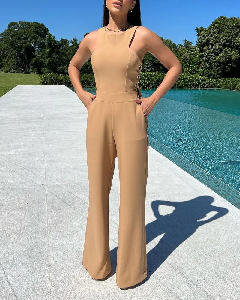 Fashion Style Strap Jumpsuit