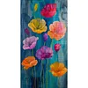 Flower-14CT Stamped Cross Stitch 40*70cm(Big Size) tapestrymarket