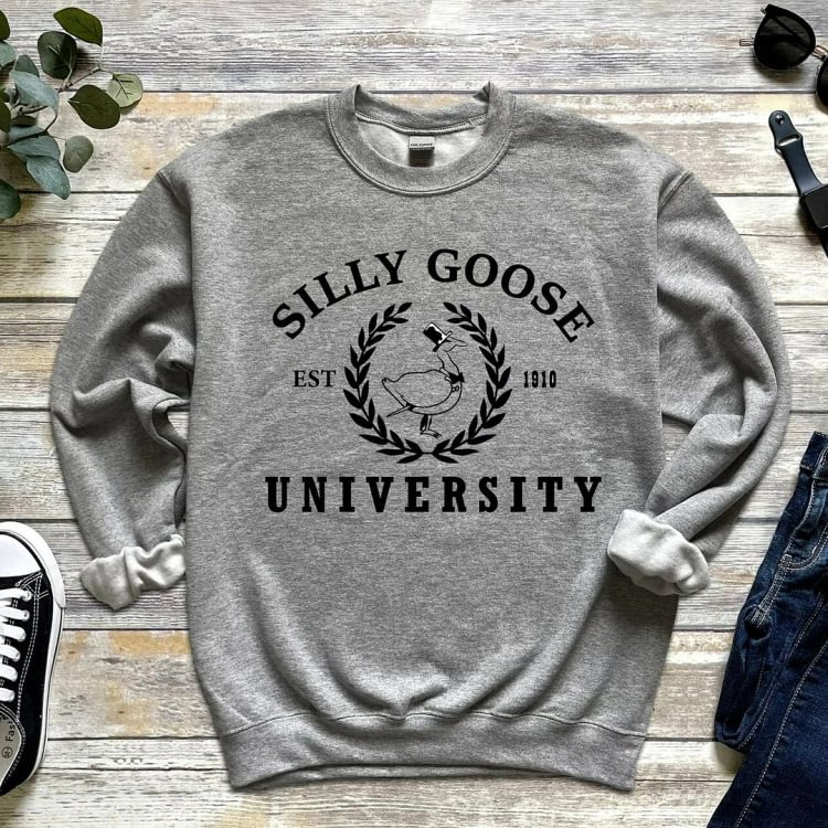 Comstylish Silly Goose University Sweatshirt