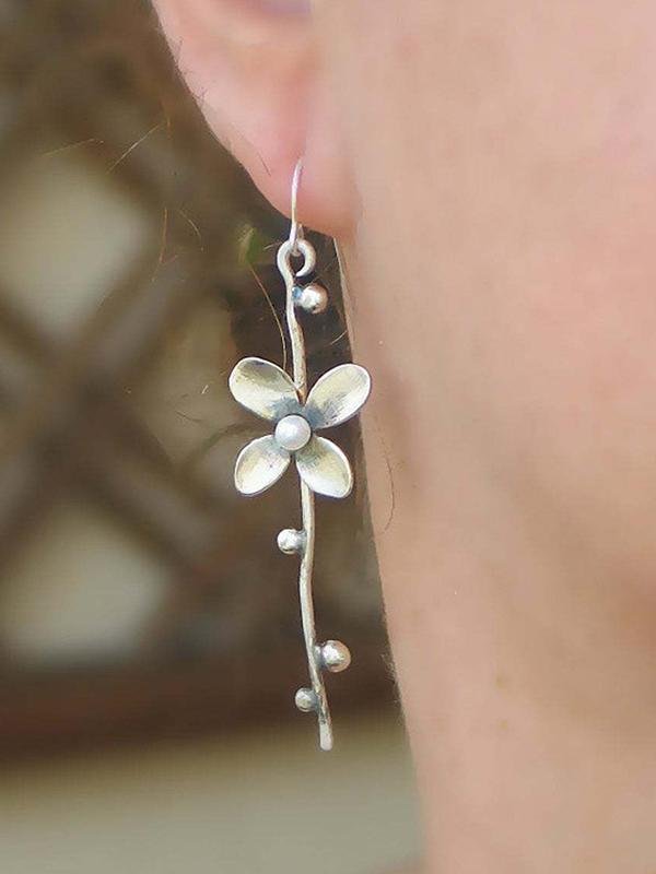 Bohemian retro flower earrings