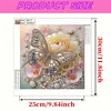 Golden Bloom Butterfly-Special Shaped Diamond Painting