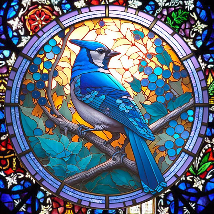 Stained Glass Animal - Full Round - Diamond Painting (30*30cm)