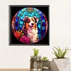 Diamond Painting-DIY Full Round Drill Stained Glass Dog