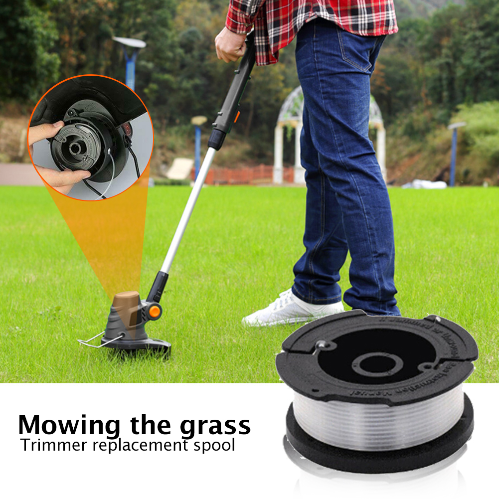 

Universal Grass Trimmer Spool Mowing Line Coil for BLACK DECKER AF-100-3ZP, 3pc, 501 Original