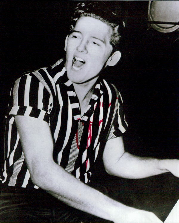 Jerry Lee Lewis signed 8X10 Photo Poster painting in-person