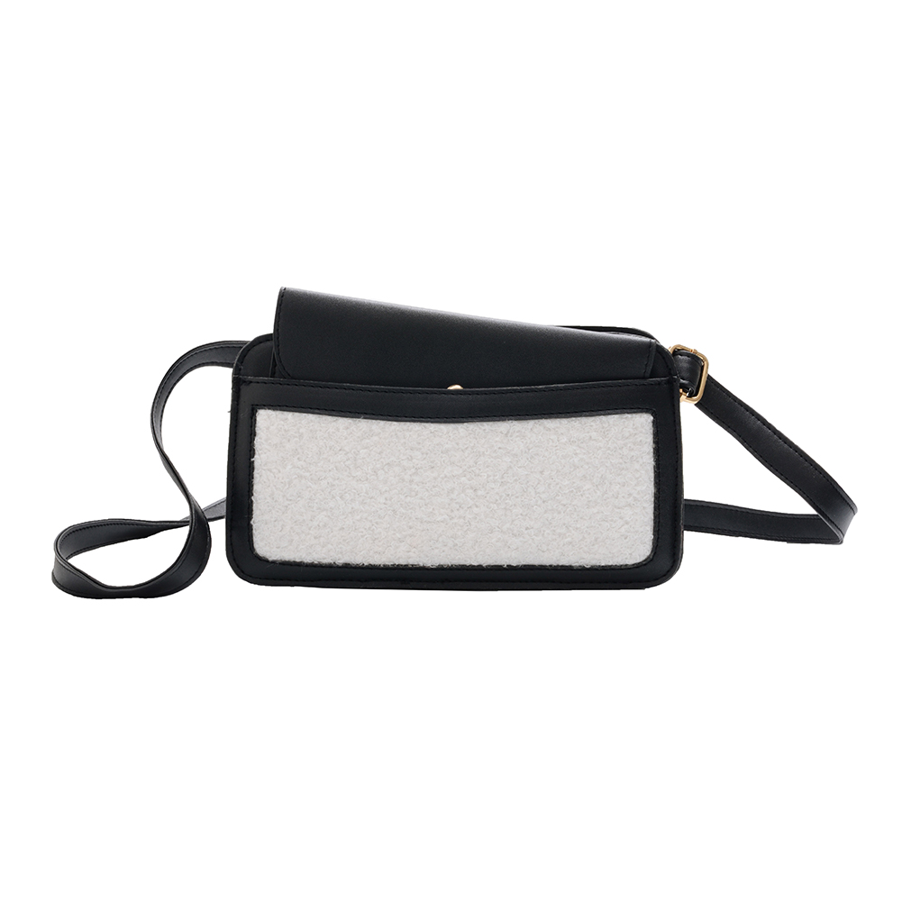 

Autumn Splicing PU Plush Crossbody Bag Shoulder Purse Composite Set, Style 1, 501 Original