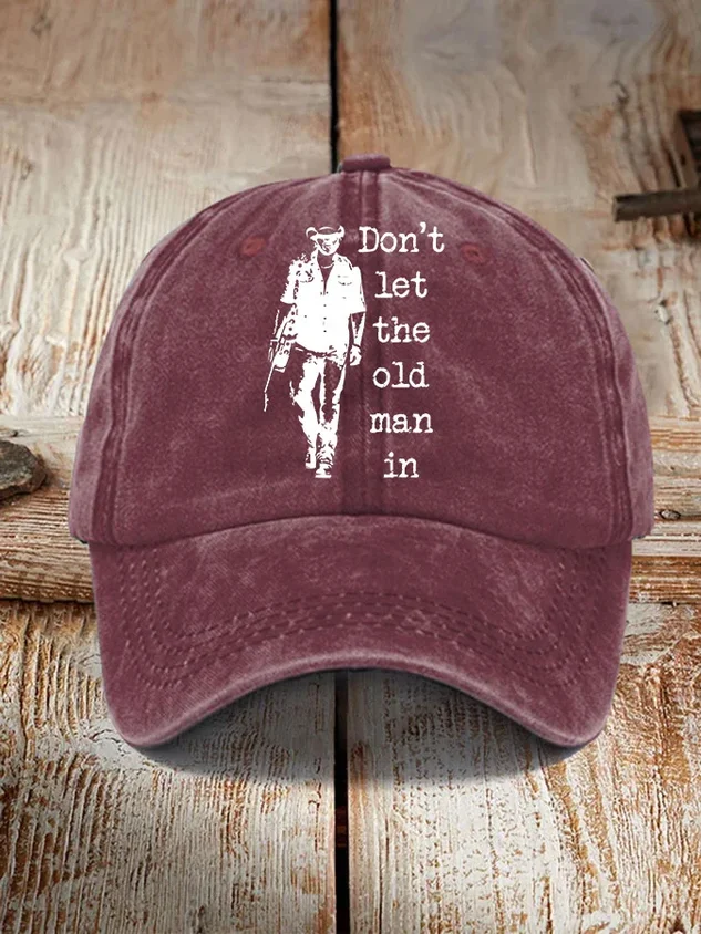 Don't Let The Old Man In Sun Hat Denim Hat socialshop
