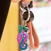 >SALE<5pcs Diamond Keychains Art Craft DIY Handmade Rhinestone Pendant Kid Adult Gifts