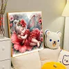 (40*40cm)Flower Fairy - Full Round Drill Diamond Painting