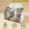 DIY Hummingbird Diamond Painting Tissue Box