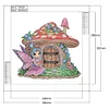 Mushroom Fairy - Crystal Rhinestone Diamond Painting