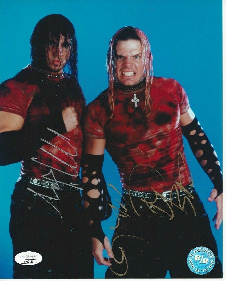 Hardy Boyz Boys Autographed 8x10 WWE WWF Extreme AEW JSAC163