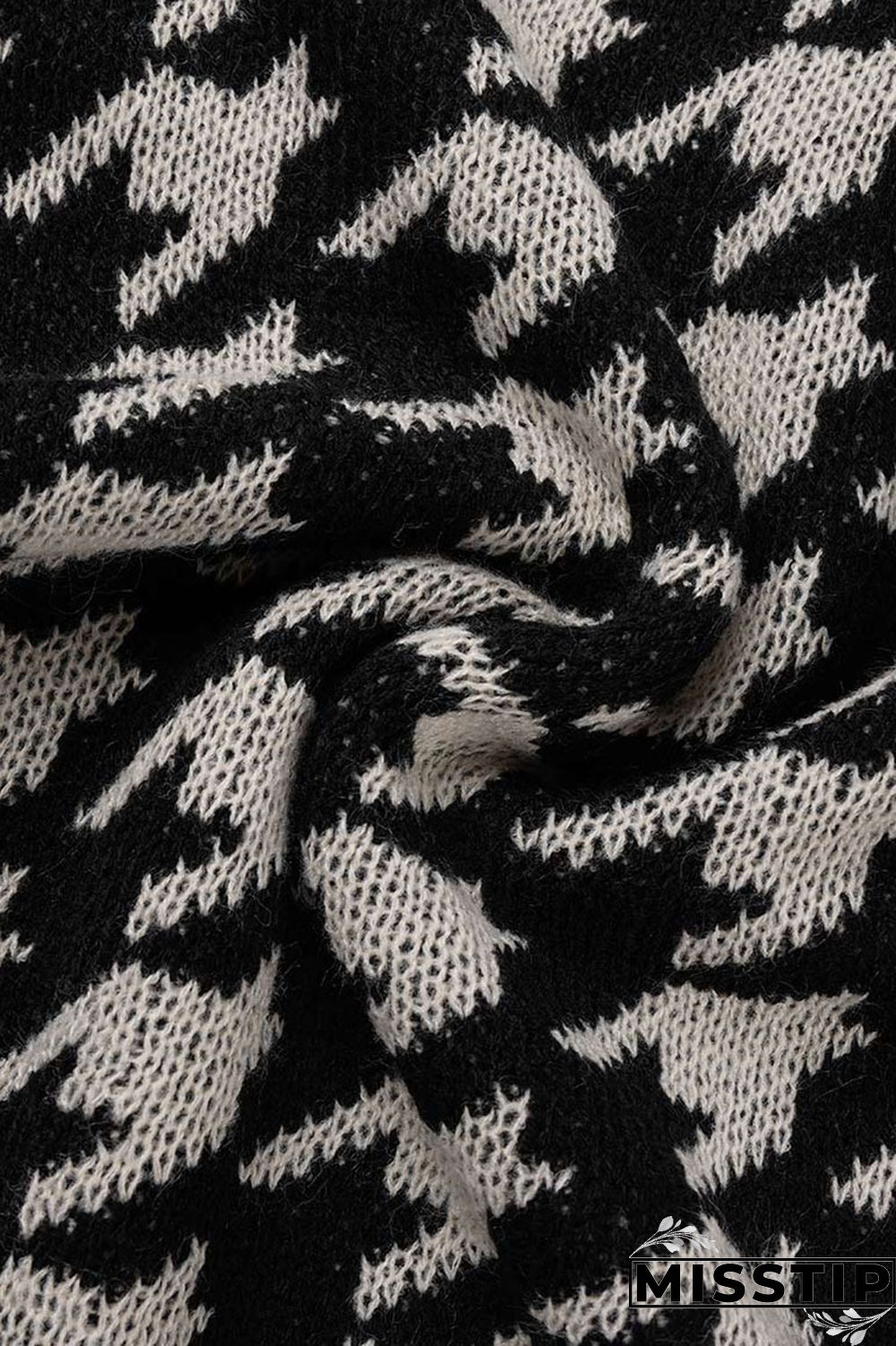 Black Casual Patchwork O Neck Tops