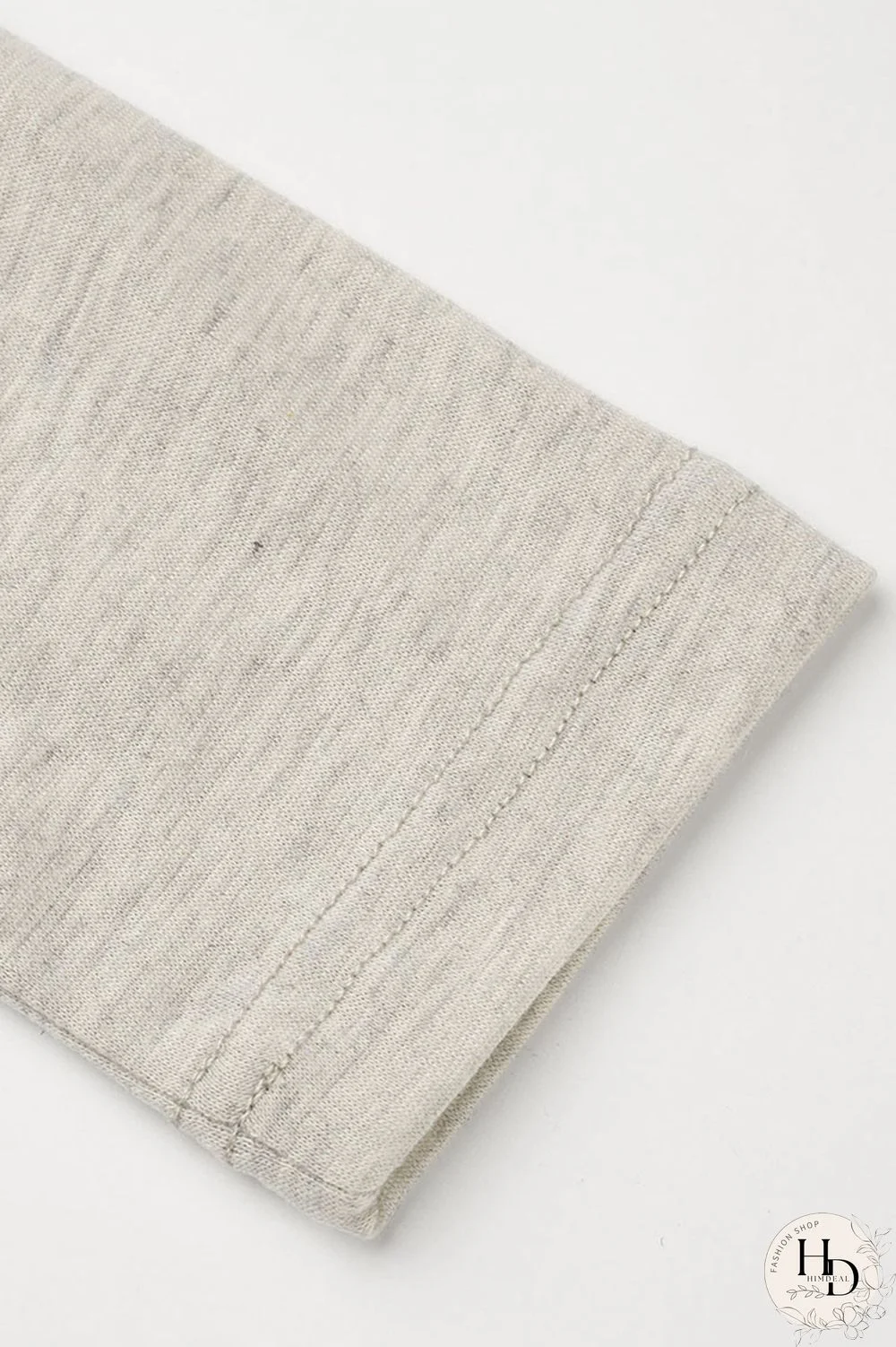 Light Gray Casual Solid Split Joint O Neck Long Sleeve Two Pieces