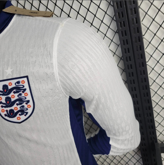 2024 England Home Long sleeve Player version Football Jersey Set Thai Quality