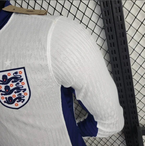 2024 England Home Long sleeve Player version Football Jersey Set Thai Quality