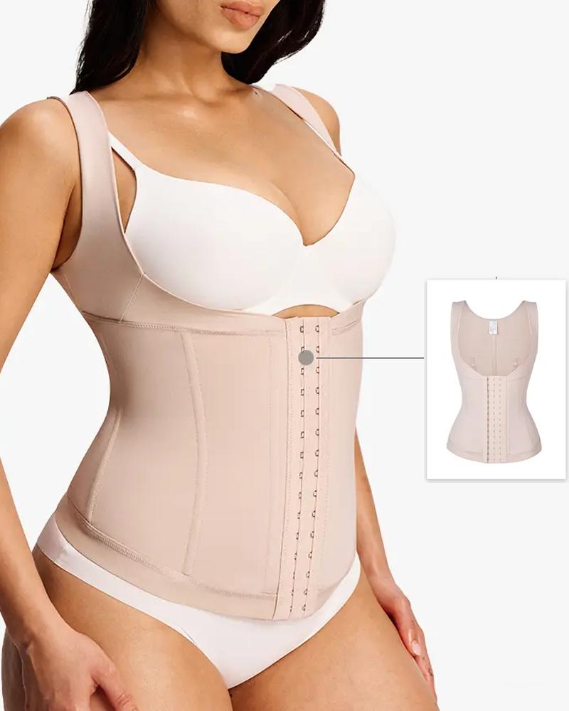 Hook-And-Eye Tummy Control & Bust Support Shapewear Tank Top (Pre-Sale)