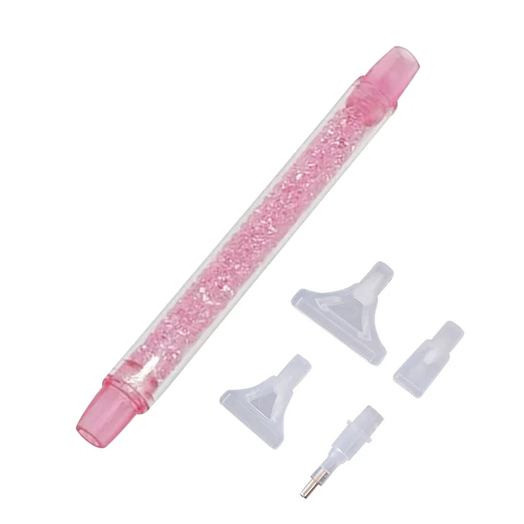 5D Diamond Painting Point Drill Pens Replacement Pen Heads Set DIY Crafts (Pink)