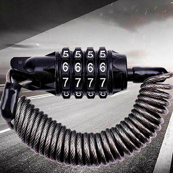 JOYOR Electric scooter lock  safety 4 position resettable combination reel