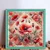 Poppy-11CT Stamped Cross Stitch 40*40cm/15.75*15.75in