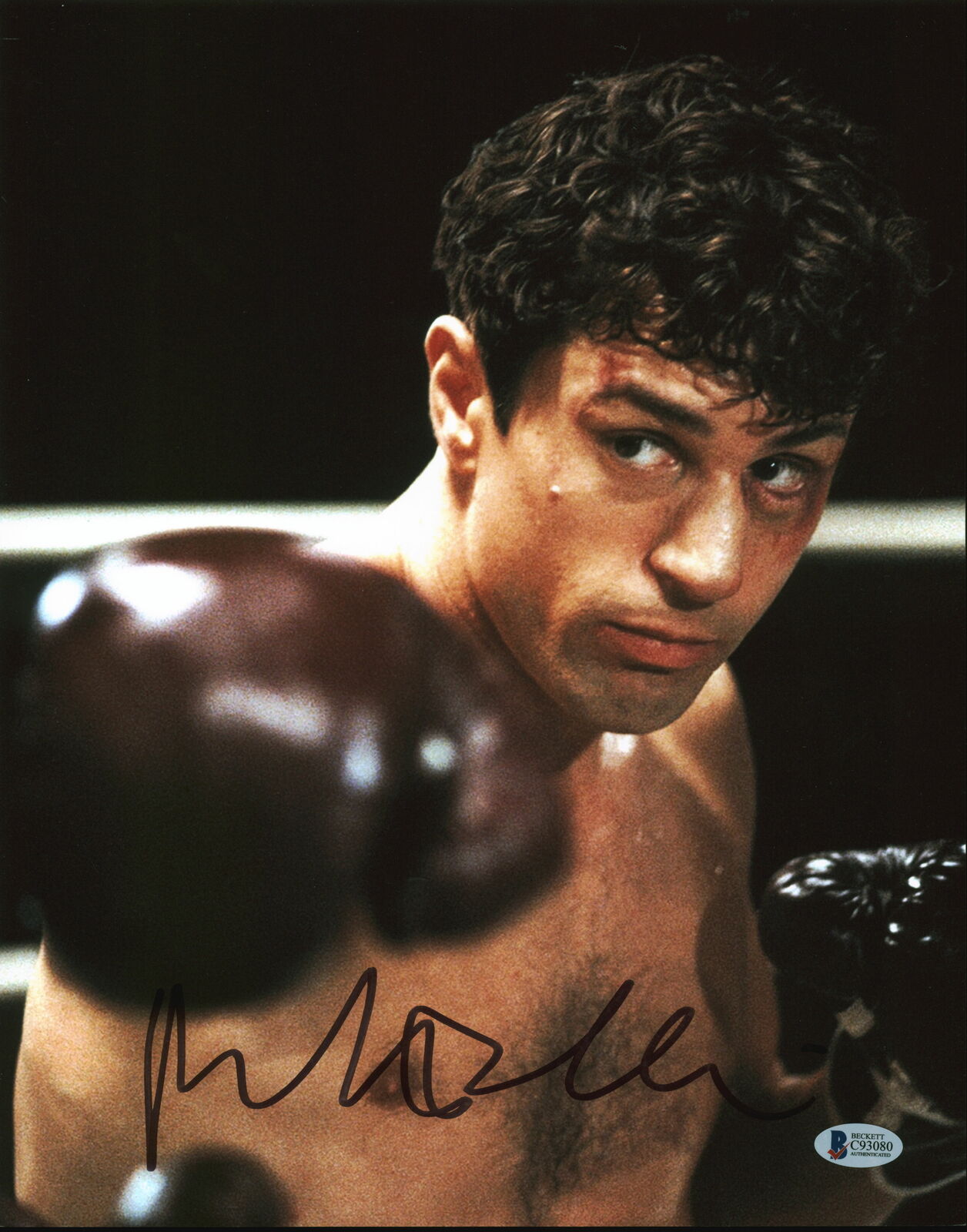 Robert Deniro Raging Bull Authentic Signed 11x14 Photo Poster painting Autographed BAS #C93080