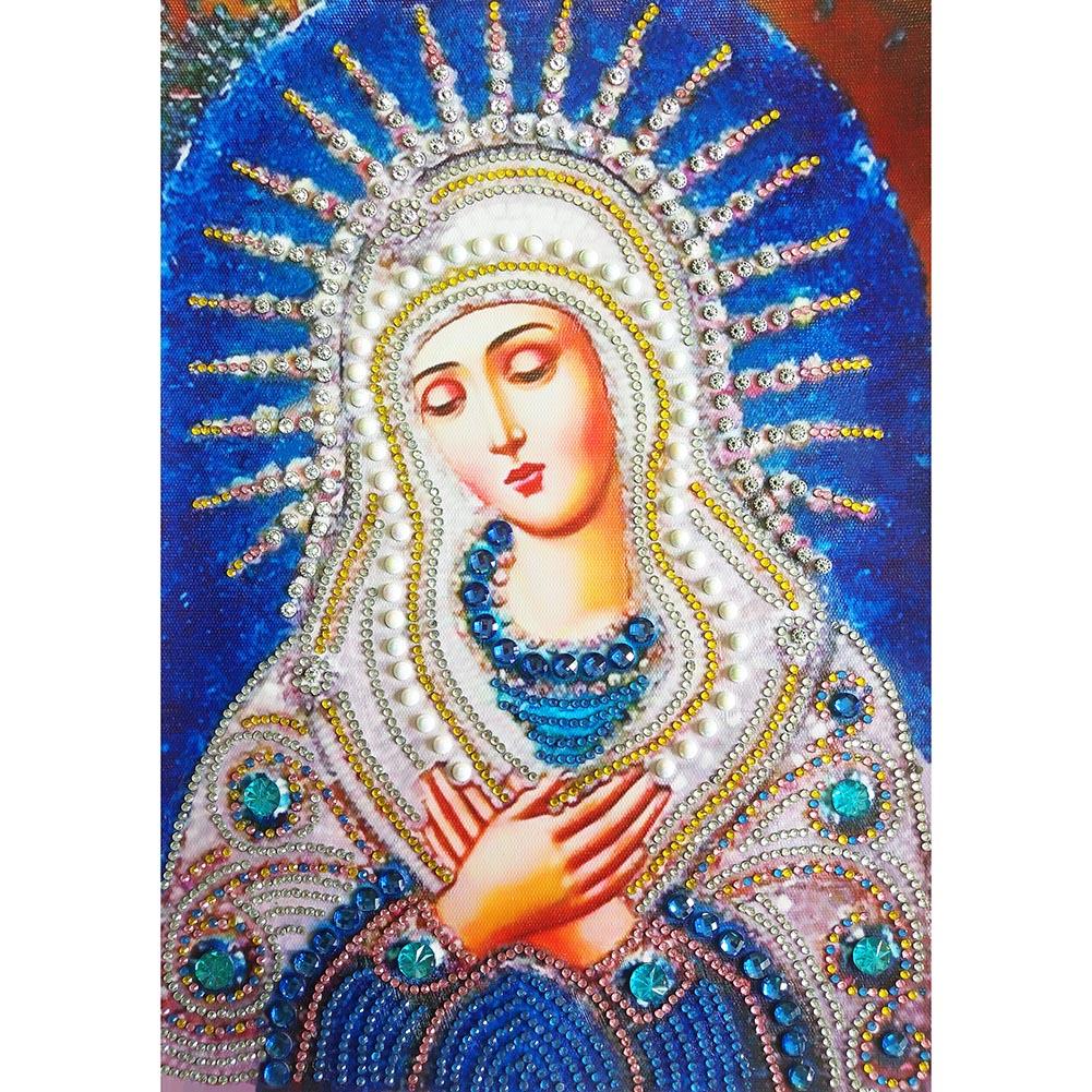 Religion 30x40cm(canvas) beautiful special shaped drill diamond painting