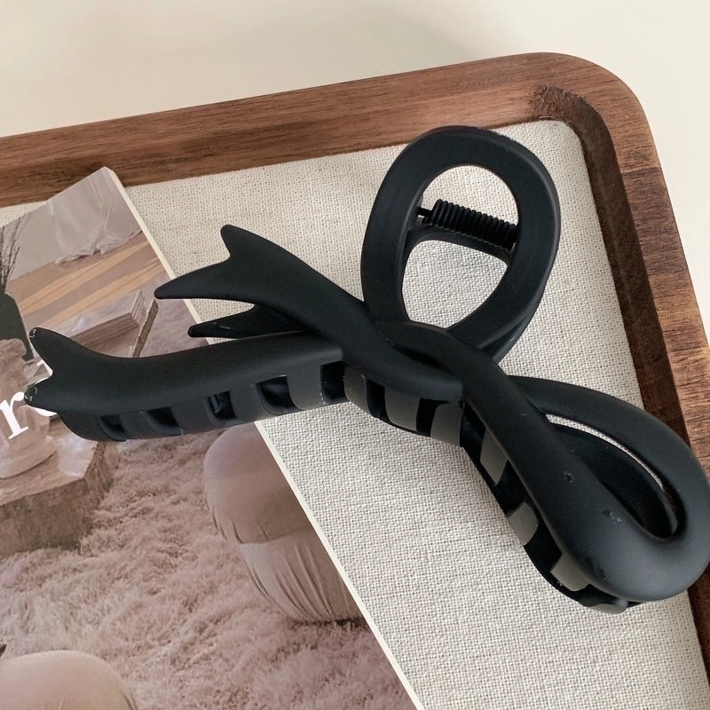 Minimalist Bow Knot Plastic Hair Claws
