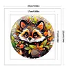 Raccoon-18CT Stamped Cross Stitch 25*25cm/9.84*9.84in tapestrymarket