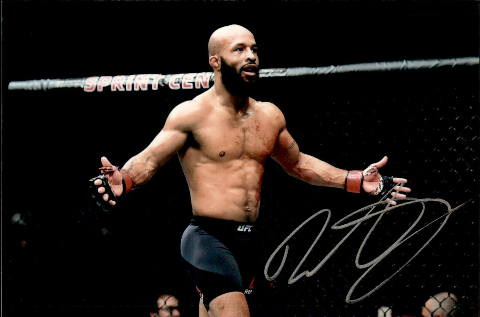 Demetrious Johnson SIGNED 4x6 Photo Poster painting UFC ULTIMATE FIGHTING CHAMPIONSHIP #3