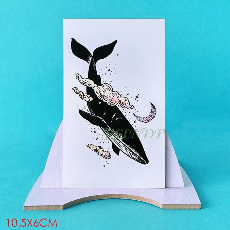 Temporary Tattoo sticker Alice In Wonderland Cheshire Cat Ink painting watercolor flash tatoo fake tatto for men women