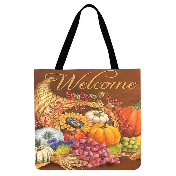 Halloween Fruit - Linen Tote Bag