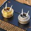 Outdoor Mini Alcohol Stove with Four-Corner Bracket Hiking Backpacking Cookware