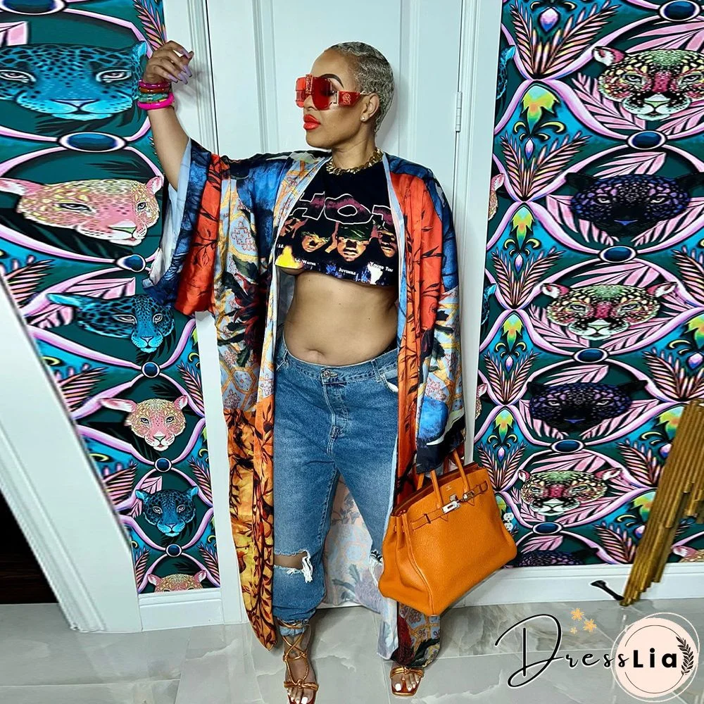 Loose Casual Cover Up Shirts Long Sleeve Cardigan