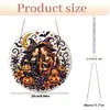 Two Witches 2D Flat DIY Diamond Painting Pendant Single-Sided Rhinestone