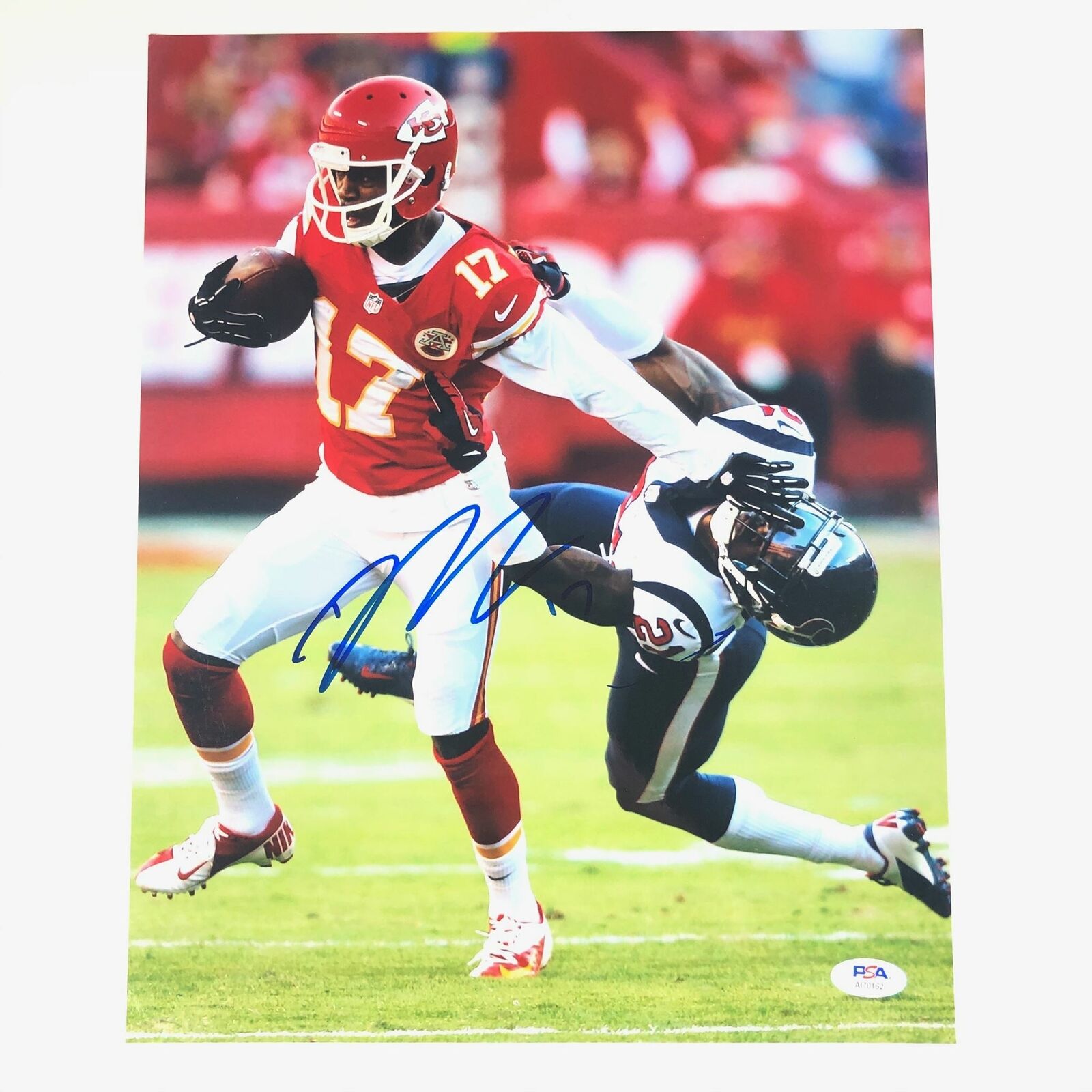 DONNIE AVERY signed 11x14 Photo Poster painting PSA/DNA Kansas City Chiefs Autographed