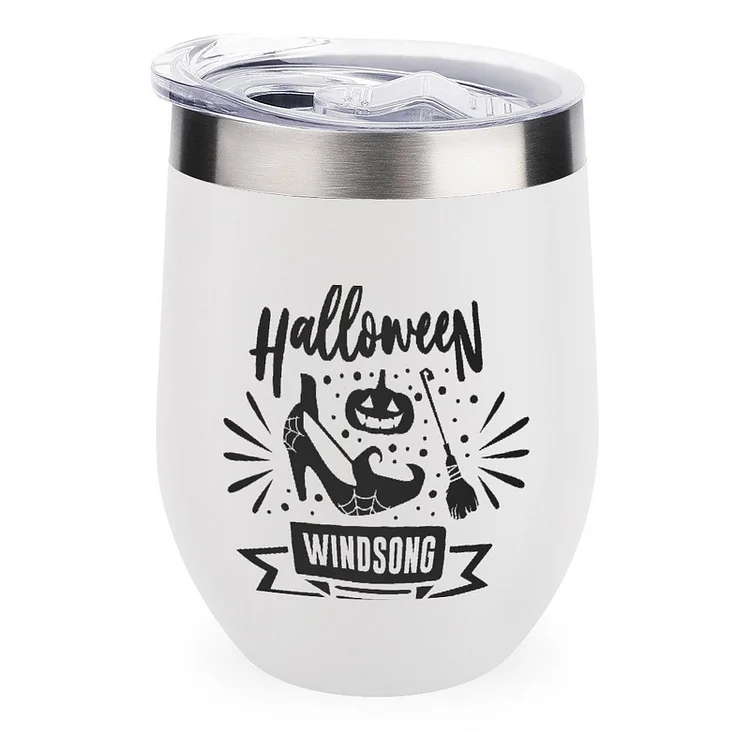 Halloween Windsong Stainless Steel Insulated Cup Traval Mugs - Heather Prints Shirts