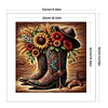 (Counted/Stamped)Cowboy Boots-11CT Cross Stitch 50*50cm