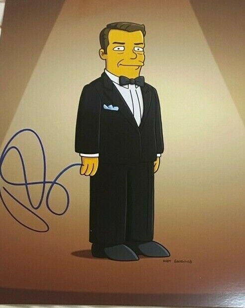 Ricky Gervais signed autographed 8x10 Photo Poster painting Office Simpsons