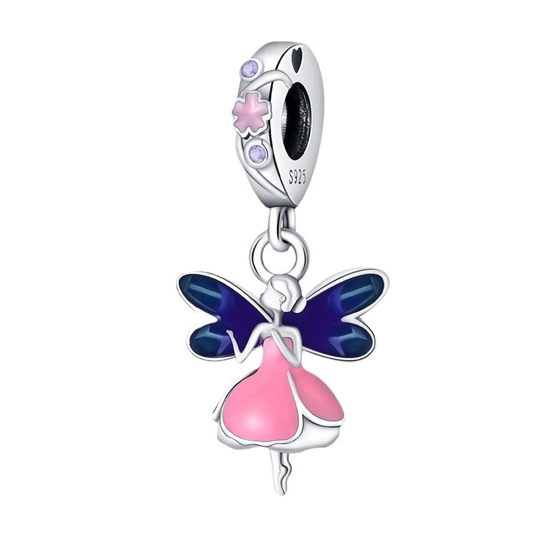 1 Piece 925 Sterling Silver Fairy Fairy Pendant Jewelry Accessories