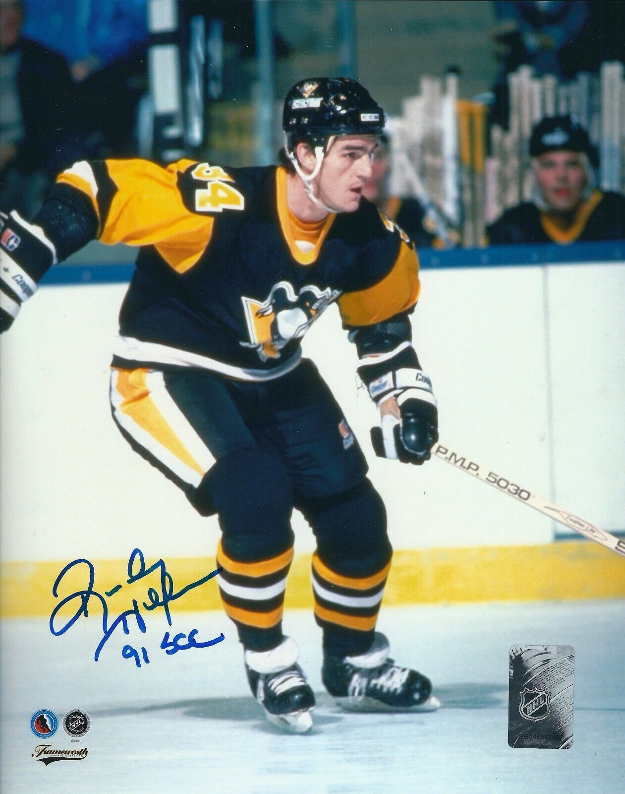 Autographed 8x10 RANDY HILLIER 91 SCC