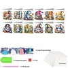 12PCS Diamond Painting Easter Goblins Greeting Card Kit for Birthdays Thanksgiving & Special Occasion