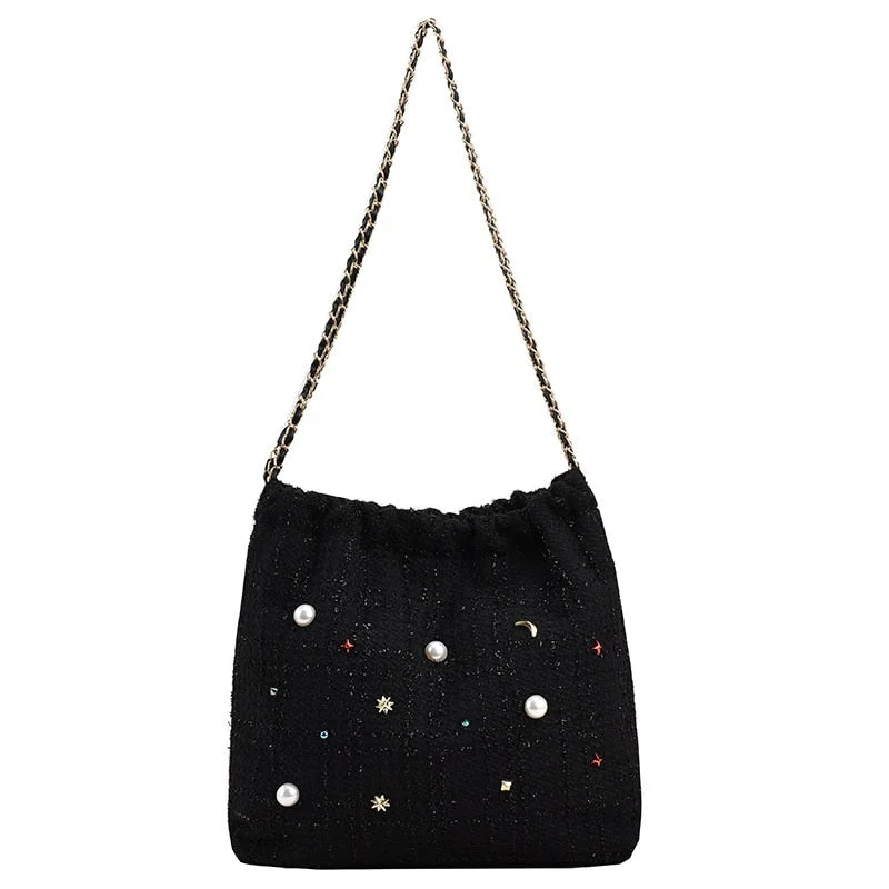 Xpoko 2023 Fashion Women's Bag Basic Style Women's Shoulder Bag Trend Casual Women's Bag Zipper Large Capacity Women's Tote Bag