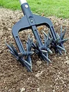 2 in 1 Garden Aerator Garden Soil Scarifier Rotary Tiller Rotary Cultivator Tool