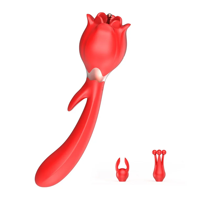 Rose New Multifunctional Flirt Double-ended Vibrator Female Masturbator