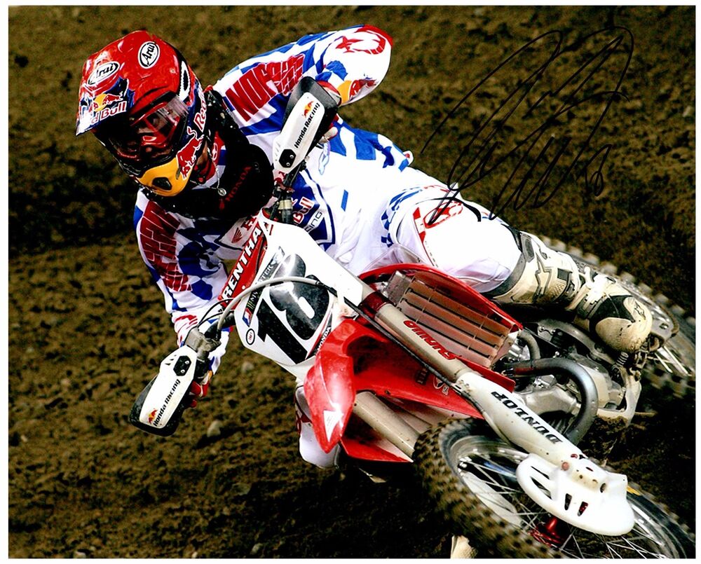 DAVID DAVI MILLSAPS Signed Autographed SUPERCROSS Motocross 