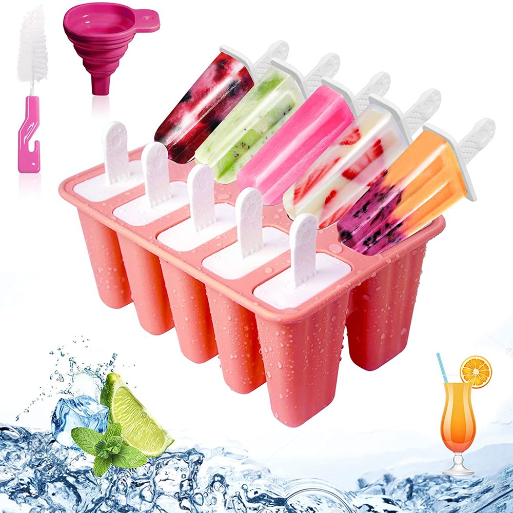 

Ice cream mold set popsicle ice making mold, Red, 501 Original
