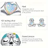 925 Silver Sloth Stud Earrings with Heart Opals