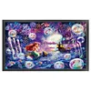(Big Size) Mermaid Princess Ariel - 11CT Stamped Cross Stitch 80*50cm/31.5*19.69in tapestrymarket