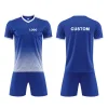 Custom Sublimation Design Sports Soccer Uniform 100% Polyester Soccer Wear Quick Dry Comfortable Men Soccer Uniform