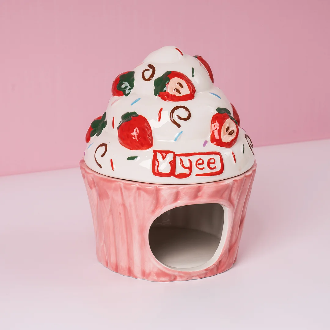 Ceramics ice-cream Shape Hideout  Mewoofun